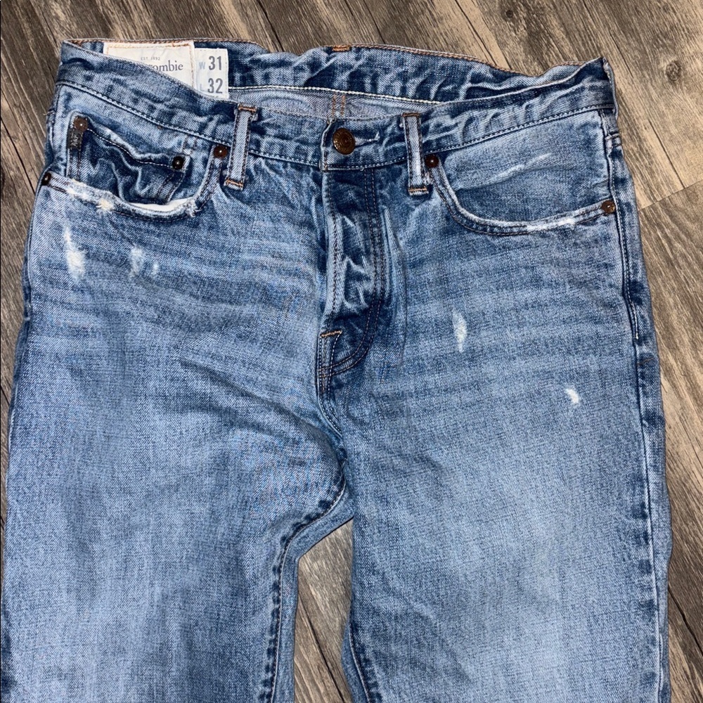 Vintage Abercrombie & Fitch Baxter low rise slim boot - size 31/32 - Picture 2 of 5